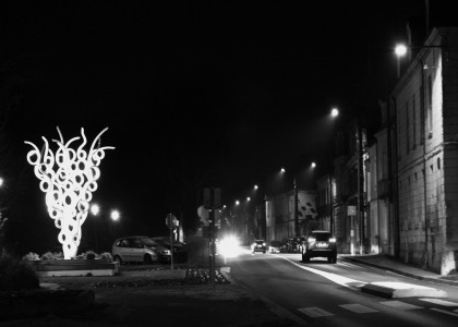 La rue la nuit par Marie Cécile